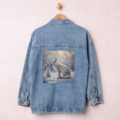 Frosted Bonds: de poolvos en haar welp Denim Jacket (Hangar)