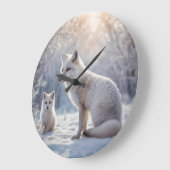 Frosted Bonds: de poolvos en haar welp Grote Klok (Hoek)