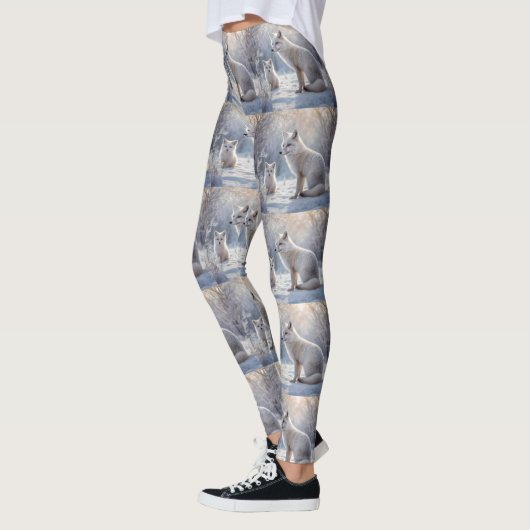 Frosted Bonds: de poolvos en haar welp Leggings (Links)