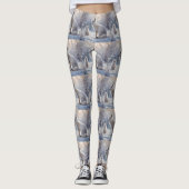 Frosted Bonds: de poolvos en haar welp Leggings (Voorkant)