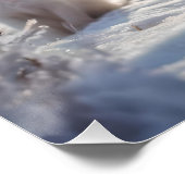 Frosted Bonds: de poolvos en haar welp Perfect Poster (Hoek)