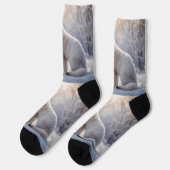 Frosted Bonds: de poolvos en haar welp Sokken (Links)
