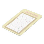 Frosted broodrooster gebak schattige gepersonalise magneet (Linkerzijde)