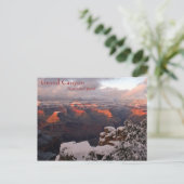 Frosted Canyon Briefkaart (Staand voorkant)