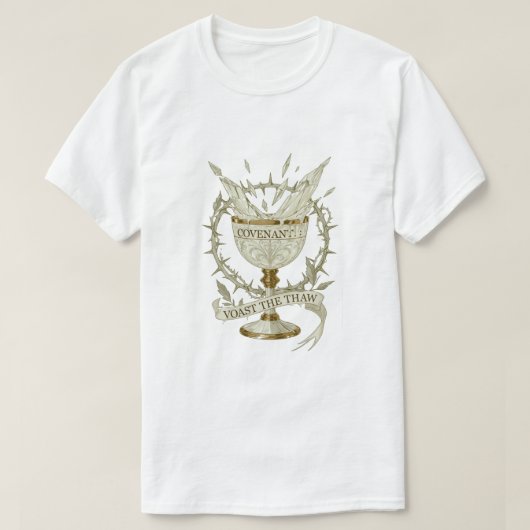 Frosted Chalice Covenant T-Shirt | Toast the Thaw (Design voorkant)