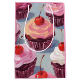 Frosted Cherry Cupcakes | verjaardagsfeest Medium Cadeauzakje