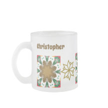 Frosted Christmas Mok-Holiday Cheer Mok 🎄Bewerkba