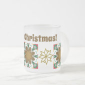Frosted Christmas Mok ❄️Vakantie Cheer Mok 🎄 (Voorkant rechts)