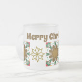 Frosted Christmas Mok ❄️Vakantie Cheer Mok 🎄 (Voorkant links)