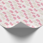 Frosted Circus Animal Cookie Cadeaupapier (Hoek)