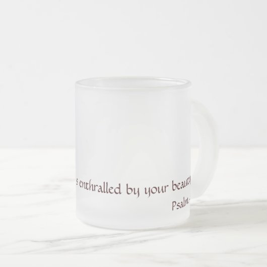 Frosted Coffee-Mok Matglas Koffiemok (Voorkant rechts)