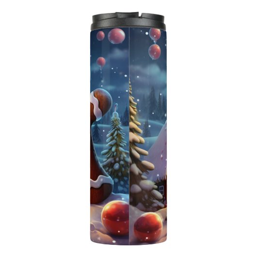 Frosted Cookie Wonderland Thermosbeker (Achterkant)