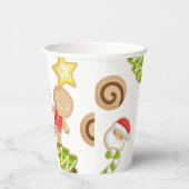 Frosted Cookies kerstkoekjeswisselaar Papieren Bekers (Rechts)