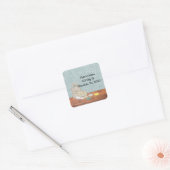 Frosted Cookies Square Product Sticker (Envelop)