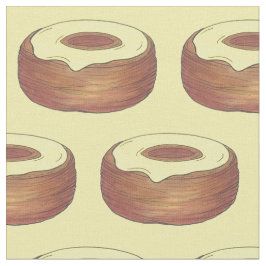 Frosted Croissant Donut Doughnut Pastry Bakery Stof