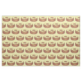 Frosted Croissant Donut Doughnut Pastry Bakery Stof (Fat Quarter)