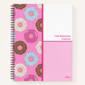 Frosted Doughnuts Custom Notebook  Notitieboek (Voorkant)