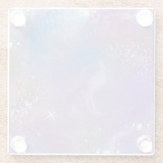 Frosted Dreaming Glazen Onderzetter (Achterkant)