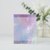 Frosted Dreaming RSVP Kaartje (Staand voorkant)