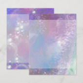 Frosted Dreaming RSVP Kaartje (Voorkant / Achterkant)