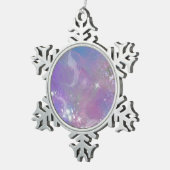 Frosted Dreaming Tin Sneeuwvlok Ornament (Rechts)