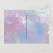 Frosted Dreaming Uitnodiging Briefkaart (Achterkant)