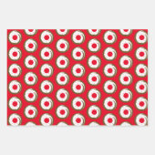 Frosted Dripping Donuts Hearts Patroon Inpakpapier Vel (Voorkant)