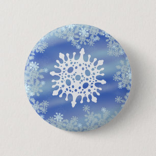 Frosted Edges VI Ronde Button 5,7 Cm