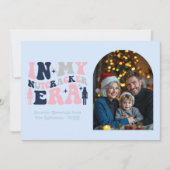 Frosted Elegance My Nutcracker Era Christmas Photo Feestdagenkaart (Voorkant)