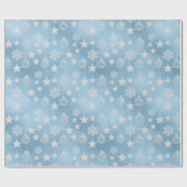 Frosted Elegance Winter Snow Cadeaupapier (Vlak)