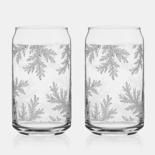 Frosted Fern Wrap Blikvorm Glas (Achterkant)