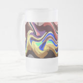 Frosted Fiesta 5 Glass Mok (Voorkant links)