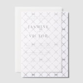 Frosted Formal Wedding Invitation Vellum Kaart Uitnodigingen (Offset (Uitnodiging))