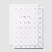 Frosted Formal Wedding Invitation Vellum Kaart Vellum Uitnodigingen (Offset (Uitnodiging))