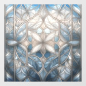 Frosted geometrische harmonie raamsticker (Vel)