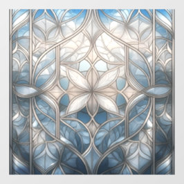 Frosted geometrische harmonie raamsticker