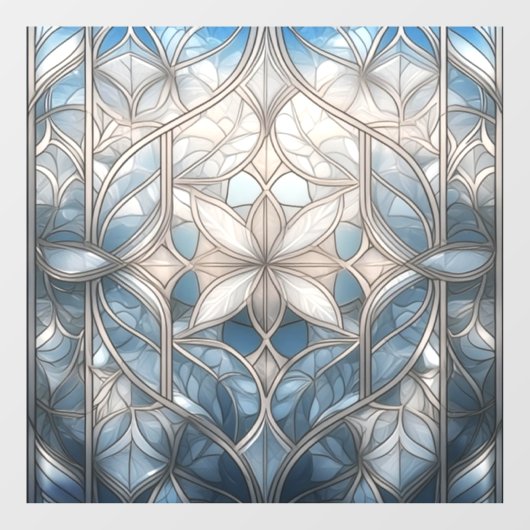 Frosted geometrische harmonie raamsticker (Vel)