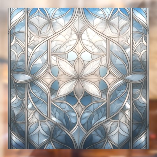 Frosted geometrische harmonie raamsticker (Vel 2)