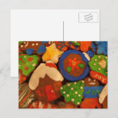Frosted Gingerbread Cookies Briefkaart (Voorkant / Achterkant)