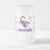 Frosted Glass Beer Mug ECC,ESMALTADO ZODIACAL Matglas Bierpul (Center)
