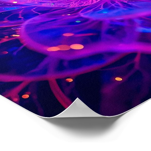 Frosted Glass Bloom Poster (Hoek)