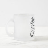 Frosted Glass Camp-Mok Matglas Koffiemok (Links)