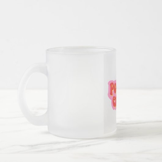 Frosted Glass Coffee mok (Links)