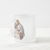 Frosted Glass Geboorte Baby Jesus Mok (Voorkant links)