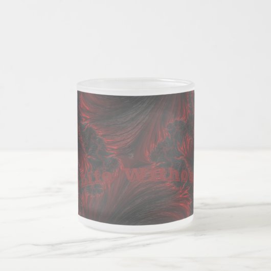 Frosted Glass Love Mok (Center)