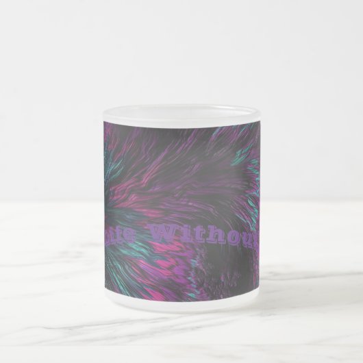 Frosted Glass Love Mok (Center)