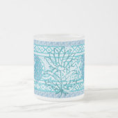 Frosted Glass Mag - Indianenblauw Matglas Koffiemok (Center)