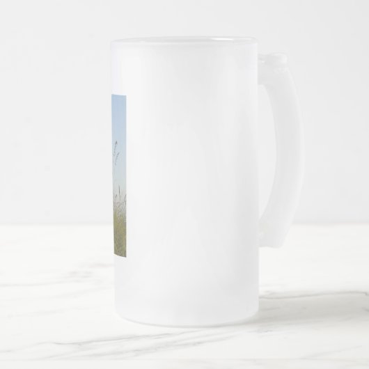 Frosted glass matglas bierpul (Voorkant rechts)