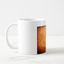 Frosted Glass Mok, 10 oz Konijn in Woestijn