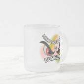Frosted Glass Mok 10oz: Let op je eigen (Voorkant rechts)